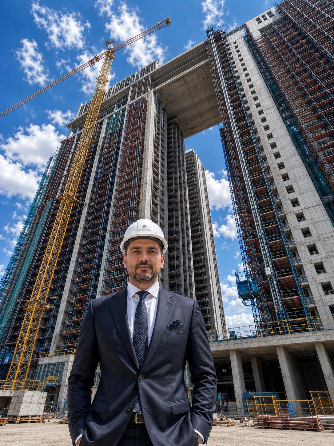 Construction site elevator project